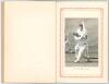 Thomas Henry Clark&rsquo;s Benefit Year 1961. &lsquo;Autographs of Test Teams and County Cricketers&rsquo;. Hardback album produced by Surrey C.C.C. for Clark&rsquo;s Benefit Year, with gold lettering and decoration to front board, biography and mono photograph of Clark to intro - 3