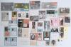 West Indies Test cricketers 1950s-2000s. A large selection of over one hundred and twenty signatures of West Indies Test cricketers, mainly modern, signed to cards of various sizes or on pieces laid down, the majority with accompanying cutting image of th
