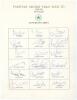 Pakistan tour to India 1979/80. Rarer official autograph sheet with printed title and players&rsquo; names, fully signed in ink by all eighteen of the listed members of the touring party. Signatures are Asif Iqbal (Captain), Majid Khan, Wasim Bari, Wasim Raja, 