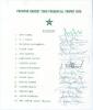 Pakistan team for the Prudential World Cup, England 1975. Official autograph sheet with printed title and players&rsquo; names, fully signed in different coloured inks by all fifteen of the listed members of the touring party. Signatures are Asif Iqbal (Captain