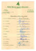 South Africa v Australia 1957/58. South African Cricket Association sheet signed by the South African team who played Australia in South Africa. Twelve signatures, nicely signed in ink and biro, including Van Ryneveld (Cpt), McGlew, Tayfield, Adcock, Hein