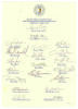 South Africa tour of New Zealand 1995 (Centenary Celebrations). Official autograph sheet fully signed in ink by all seventeen members of the South Africa touring party. Players&rsquo; signatures include Cronje (Captain), Matthews, de Villiers, Cullinan, Donald,
