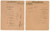 Worcestershire C.C.C 1912 and Yorkshire C.C.C. 1913. Large album page signed beautifully in ink to face by the Yorkshire team who played Nottinghamshire on the 24th-26th July 1913 at Dewsbury. Eleven signatures, Archibald W. White (Cpt), Booth, Holmes, Ha