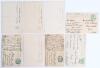 Australia tour to England 1905. A full set of sixteen original sepia real photograph postcards of the Australian cricketers and team who toured England in 1905. Each player is depicted standing full length in cricket attire, some in blazers, in various po - 4