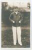 Australia tour to England 1905. A full set of sixteen original sepia real photograph postcards of the Australian cricketers and team who toured England in 1905. Each player is depicted standing full length in cricket attire, some in blazers, in various po - 5
