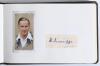 England and Australia cricketers autographs 1934. A nicely compiled autograph album comprising a full set of fifty cigarette cards of the John Player & Sons &lsquo;Cricketers 1934&rsquo; series. Each card has been loose mounted individually to a page, not back-to-bac - 3