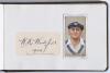 England and Australia cricketers autographs 1934. A nicely compiled autograph album comprising a full set of fifty cigarette cards of the John Player & Sons &lsquo;Cricketers 1934&rsquo; series. Each card has been loose mounted individually to a page, not back-to-bac - 6