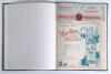 First Indian tour of Australia 1947/48. Official programme for the tour match, New South Wales v India, played at the Sydney Cricket Ground on the 7th-11th November 1947. Excellent colourful covers. Bound in black boards with gilt title to spine. A rarer 