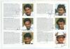 England v India, Headingley 1986. Official programme for the second Test match played on the 19th-24th July 1986. Signed by the England and Indian teams. Signatures include Gatting, Dilley, Gooch, French, Lamb, Gower, Lever, Kapil Dev, Shastri, Azharuddin - 3
