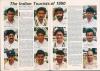 &lsquo;Indian Tour of England 1990&rsquo;. Official brochure for the tour signed to pen pictures by nineteen players and the tour management. Signatures include Kapil Dev, Azharuddin, Prabhakar, Shastri, Tendulkar, Sidhu, Kumble, Hirwani, More, Sharma, Bedi, Mantri - 2