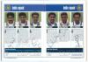 England v India 1996. Official programme for the three match one day series played in May 1996. Signed by the Indian Squad to their pen pictures. Sixteen signatures including Azharuddin, Tendulkar, Binny, Dravid, Ganguly, Hirwani, Kumble, Manjrekar, Mongi - 3