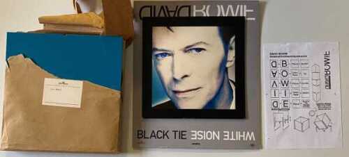 DAVID BOWIE BLACK TIE WHITE NOISE UNUSED BMG SHOP DISPLAY