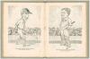 Bodyline. M.C.C. tour to Australia 1932/33. &lsquo;Ow Zat! Tom Glover&rsquo;s Cricket Book. Souvenir of the 1932-3 Tests&rsquo;. Tom Glover. Sydney 1932. 20pp pre-tour souvenir brochure comprising reproductions of cartoons by Glover with full page caricatures of Jardine an - 2