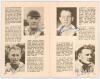 M.C.C. tour to South Africa 1948/49. Issued by the United Tobacco Co. Cape Town 1948. 32pp. Very small pre tour booklet comprising pen pictures, map, fixtures etc. Original decorative colour paper wrappers. Text in both English and Africaans. Very nicely - 3