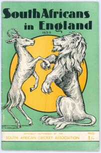 South Africa 1935 and 1935/36. &lsquo;South Africans in England [1935]&rsquo; and &lsquo;Australians in South Africa [1935/36]&rsquo;. Tour brochure compiled by Louis Duffus, published by The General Publishing Co., Johannesburg, &lsquo;Officially authorised by the South African Crick