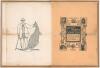 Australia tour to North America 1913. &lsquo;Official Programme commemorating the Visit of the Australian Cricketers to America 1913&rsquo;. Official 8pp pre-tour brochure bound in modern brown cloth with title in red to front cover, original decorative card wrappers - 4