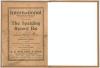 Australia tour to North America 1913. &lsquo;Official Programme commemorating the Visit of the Australian Cricketers to America 1913&rsquo;. Official 8pp pre-tour brochure bound in modern brown cloth with title in red to front cover, original decorative card wrappers - 5