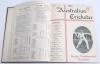 &lsquo;The Australian Cricketer 1930-33&rsquo;. Complete run of issues and annuals bound together as one volume in dark green cloth, gilt title to spine, the majority of original wrappers retained. Pages checked, appear complete. Contents comprise the 4pp &lsquo;Annual 193