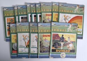 &lsquo;Indian Cricket. A Monthly Magazine Devoted To World Sport&rsquo;. The Official Organ of the Cricket Club of India Ltd. Twenty five loose issues of the magazine 1935 to 1939. The issues comprise March, April, May, July, August, September and October 1935, March