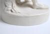 &lsquo;Young England&rsquo; and &lsquo;Young England&rsquo;s Sister&rsquo;. Excellent pair of Copeland parian figures, after C. Halse 1874. Excellent figures, the boy leaning against a tree stump, the boy with cricket bat and reading a book, the girl with book and croquet mallet behin - 4