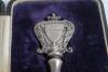 Samuel Moses James Woods, Somerset, England & Australia 1886-1910. A silver hall-marked key presented to Woods. The highly decorative key has the initials to the head (bow) &lsquo;L.G.S.&rsquo; and to verso &lsquo;Presented to S.M.J. Woods Esq. 29th March 1922&rsquo;. Hallmarks - 4