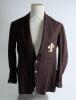 Spencer Allen Block. Surrey C.C.C. 1928-1933. Surrey brown blazer, by Jack Hobbs of Fleet Street, with raised embroidered emblem of the Prince of Wales feathers to breast pocket, worn by Block during his short first class playing career. The blazer a litt