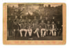 &lsquo;Australian Tour of England 1886&rsquo;. Excellent original mono cabinet card photograph of the Australian team, seated and standing, in rows wearing caps and blazers. Photograph by London Stereoscopic & Photographic Company of Regent Street. Printed title &lsquo;The