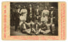 Australia 1893. Original carte de visite photograph of the &lsquo;Eighth Australian Cricketing Team 1893&rsquo;. Team photograph of the players and management including Blackham (Captain), Giffen, Trumble, Trott, Gregory, Bannerman, Turner, Jarvis, Graham etc.