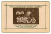 &lsquo;The Lancashire County Eleven c1881&rsquo;. Sepia cabinet card photograph of the county team, seated and standing in rows, with printed title above and players&rsquo; names below, black border surround, gilt to card edges. Players include Hornby, Royle, Watson, Barlo