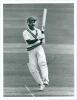 Krishnamachari &lsquo;Kris&rsquo; Srikkanth. Tamil Nadu & India 1978-1993. Original mono press photograph of Srikkanth in batting action. Nicely signed in ink to the photograph by Srikkanth. Photograph by David Munden, 6.5&rdquo;x8.5&rdquo;. Very good condition. A nice image.