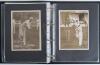 India tour to England 1932 and earlier. Blue binder comprising a nice selection of original press photographs, copy photographs, signatures and the odd letter. From the 1932 tour, fifteen original mono/ sepia press photographs, subjects including the Indi - 4