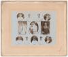England 1912. Triangular Test Series. Early original sepia photograph of twelve members of the England team in the form of a montage with each depicted in cameo with players&rsquo; names printed below each image. Players are Fry to the centre with title &lsquo;Englan