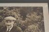 Yorkshire. &lsquo;The Rev. E.S. Carter & Lord Hawke&rsquo;. Large original sepia photograph of Carter and Lord Hawke seated together informally in a garden setting. The photograph is undated but probably early 1910s. The photograph measures 11.5&rdquo;x9.75&rdquo;, laid to photo - 2