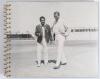 Commonwealth Team tour to Pakistan 1968. &lsquo;B.C.C.P. XI vs. Commonwealth XI 3rd and Final Test Match played at National Stadium Karachi (West Pakistan) on 29th, 30th, 31st March, and 1st April 1968. Large photograph album produced for the Karachi Cricket As
