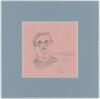George Robey. Original pencil caricature portrait, on an album page, of George Robey by Arthur Mailey. The portrait has been signed by Mailey and dated 1921 in pencil. Window mounted. Overall 9&rdquo;x9&rdquo;. Good condition