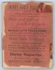 &lsquo;The Derbyshire Cricket Guide for season 1896&rsquo;. 1st Edition. Compiled by L.G. Wright and W.J. Piper Jun. Published by J.W. Simpson. Rear wrapper detached, red wrappers worn and frayed with loss and tape repairs, some rusting to staples otherwise in good c - 2