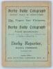 &lsquo;The Derbyshire Cricket Guide for season 1927&rsquo;. 28th Edition. Published by Baker & Hudson of Derby. Some discolouration to original green wrappers, rusting to staples otherwise in good condition. From the cricket collection of Ian Buxton, former Derbyshir - 2