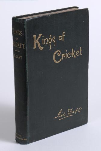 &lsquo;Kings of Cricket- Anecdotes and Reminiscences from 1858 to 1892&rsquo;. Richard Daft. London 1893. Standard 8vo edition of the book with laid down letter from Daft to E.V. Lucas, whose library it came from, ownership monogram to front end paper. The letter dat