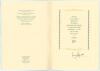 &lsquo;Sir Donald Bradman- Ninety Not Out. A Brief Tribute in Words and Figures&rsquo;. Irving Rosenwater. Newnham 1998. Limited edition number 89 of ninety numbered copies produced of which eighty copies, numbers 11-90, were for sale, signed by the author. Very good - 2