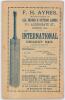 &lsquo;Craig - on the Cricket Champions of 1897&rsquo;. Albert Craig. Published by The All England Athletic Publishing Co. 1st Edition, London 1898. Original decorative paper wrappers. 44pp history of Lancashire cricket and statistics of their performances since 1864 - 2