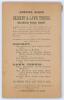 Southern Tasmanian Cricket Association. Twentieth Annual Circular for Season 1885-86&rsquo;. 70pp. Hobart Town. Printed at the &lsquo;Mercury&rsquo; Steam Press Office 1886. Original beige pictorial wrappers. Very minor wear to the head of the spine otherwise in good/very - 2