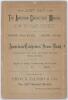 &lsquo;How to Play Cricket. A Manual for American Cricketers&rsquo;. Published by T.S. Dando, Philadelphia 1881. Original grey wrappers with title to front &lsquo;The American Cricketers&rsquo; Manual&rsquo;. 74pp. Illustrated. Padwick 459 records the editor as George M. Newall, but t - 3