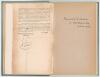&lsquo;Scores and Analyses 1864-1881. A Collection&rsquo;. Compiled by J.B. Payne Published in 1904 by the author. Printed by John Hodgson, Harrogate. Contains the full scores of 60 matches not found in Wisden. Limited to only 100 copies. Green cloth boards with gilt - 3