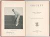 &lsquo;Cricket&rsquo;. Fred C. Holland &lsquo;Surrey County Eleven&rsquo;. All-England Series, George Bell, London 1904. Original decorative red cloth. Nicely signed &lsquo;Fred Holland&rsquo; in black ink below the frontispiece image of Holland in batting pose. Tipped in to the front endpa