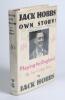 John Berry &lsquo;Jack&rsquo; Hobbs. Surrey & England 1905-1934. &lsquo;Playing for England! My Test-Cricket Story&rsquo;, London, 1931. A good copy in decent dustwrapper. This copy is accompanied by the original contract for the book, signed by Hobbs and witnessed by Thomas Mou
