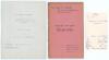 &lsquo;The Laws of Cricket as revised by the Marylebone Cricket Club, London [In Gujarati]. Printed by Surat Airish Mission Printing Press 1903, price 6 pais. 16pp booklet with original pink card wrappers. Comprises a translation of the Laws, printed in Gujarat