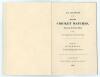 &lsquo;An Account of the Principal Cricket Matches played in the year 1823 with the Particulars of Each Innings&rsquo;. Henry Bentley. Printed by T. Traveller, London 1823. The rare first supplement, bound in modern paper covers with facsimile title page, some light - 2
