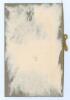 Carlton Cricket Club Annual Dinner 1922. Official menu booklet for the dinner held at the North British Station Hotel, Edinburgh, 14th December 1922. Menu and Toast List to centre pages, card wrappers with green cord tie. Adhesive marks to rear page where - 3