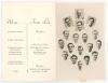 Surrey County Cricket Club &lsquo;County Champions&rsquo; Annual Dinner 1953. Official menu for the Dinner held at The Grosvenor House, Park Lane, 2nd December 1953. The menu with raised silver club emblem of the Prince of Wales feathers and titles to front cover, in - 2