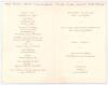 Australian tour of England 1953. &lsquo;The Final Test 1953&rsquo;. Official menu for the private players&rsquo; Dinner held at the Oval following the Fifth Test Match played in August 1953. Printed title to front, the menu to centre pages featuring very amusing plays on w - 2
